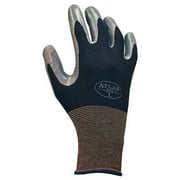 Showa Coated Gloves,Black/Gray,2XL,PR 370BXXL-10